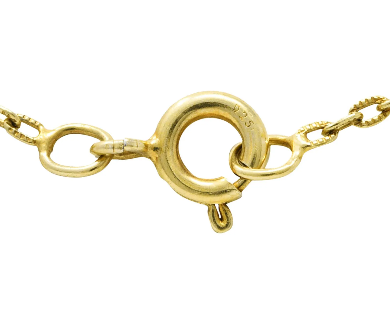1880's Victorian Citrine Diamond Silver 18 Karat Yellow Gold Scrolled Pendant Necklace