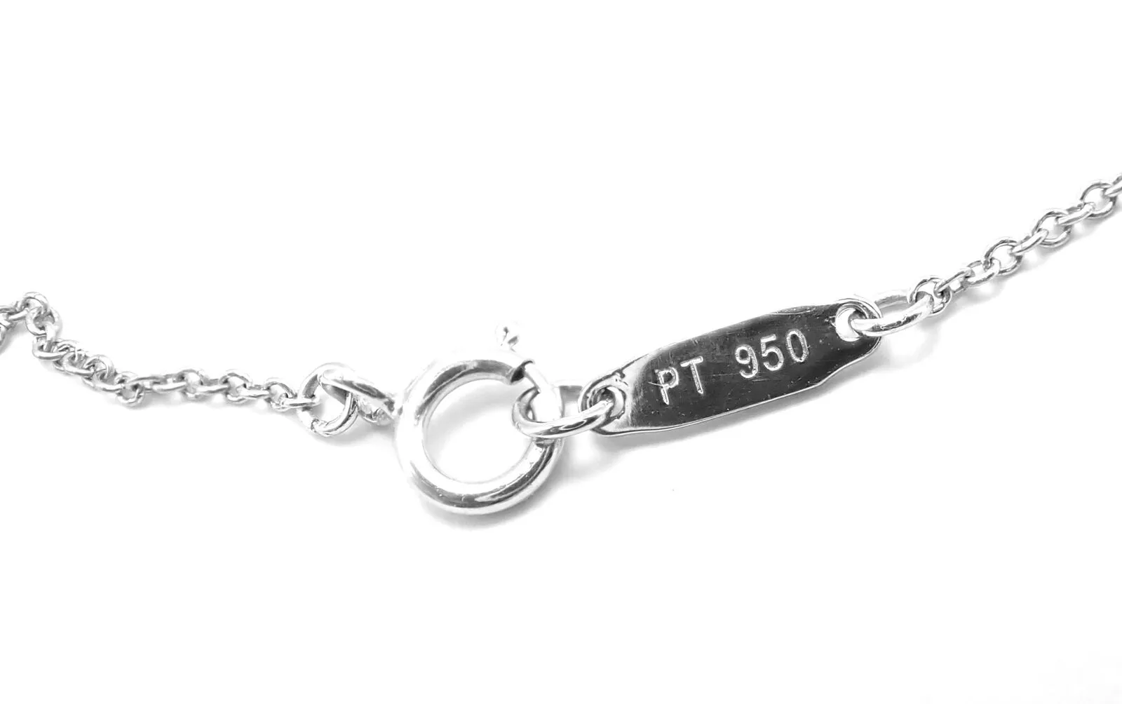 Authentic Tiffany & Co Peretti Platinum Diamond Large Open Heart Necklace $26000