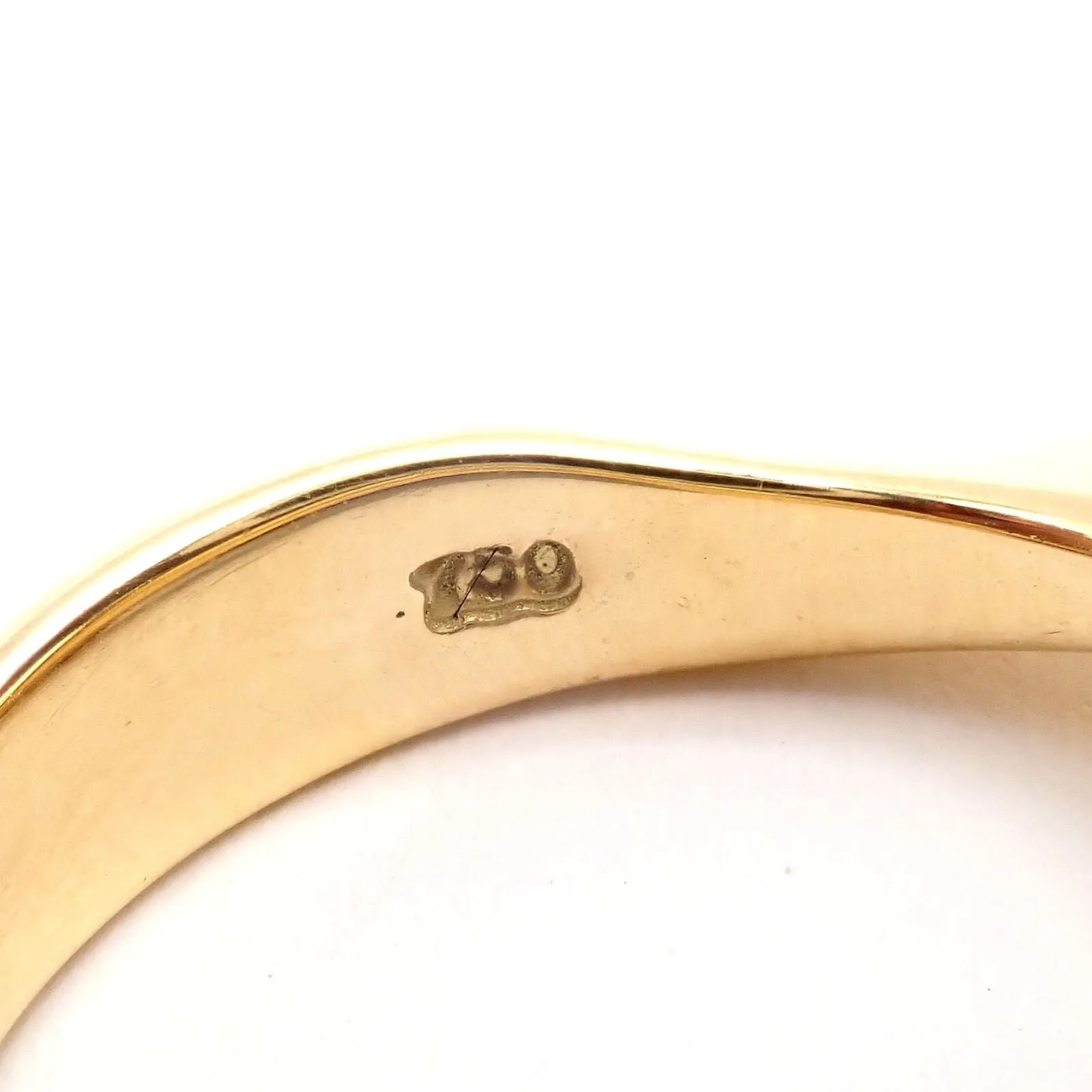 Authentic! Vintage Tiffany & Co. 18k Yellow Gold Peretti Calla Lily Ring Sz 5