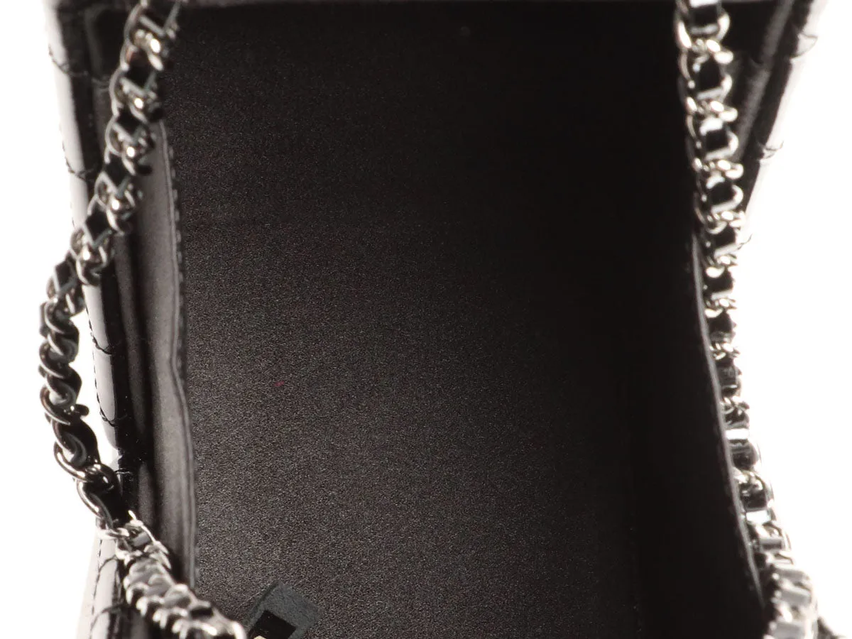 Chanel Black Patent Milk Carton Bag