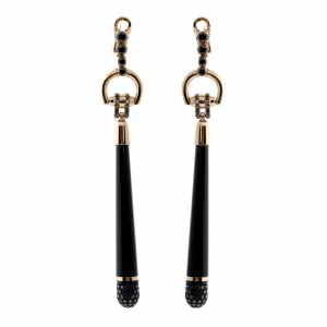 Gucci Horsebit Diamond Rose Gold Earrings