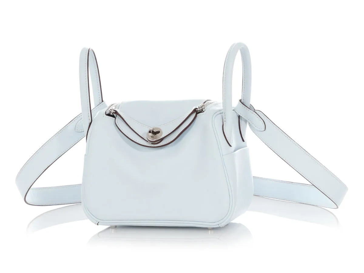 Herms Mini Bleu Brume Swift Lindy 20