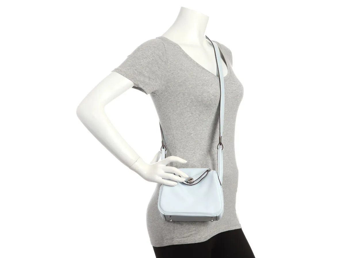 Herms Mini Bleu Brume Swift Lindy 20