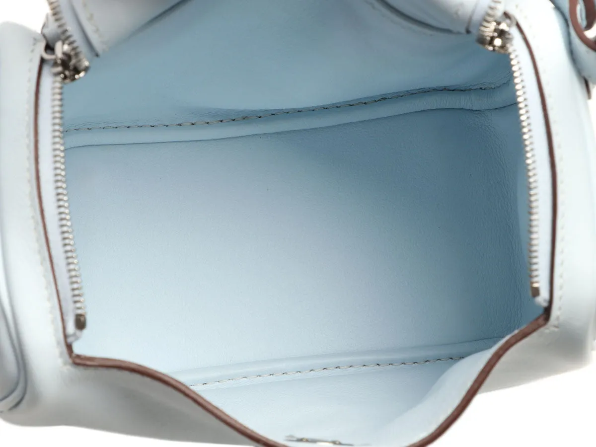 Herms Mini Bleu Brume Swift Lindy 20