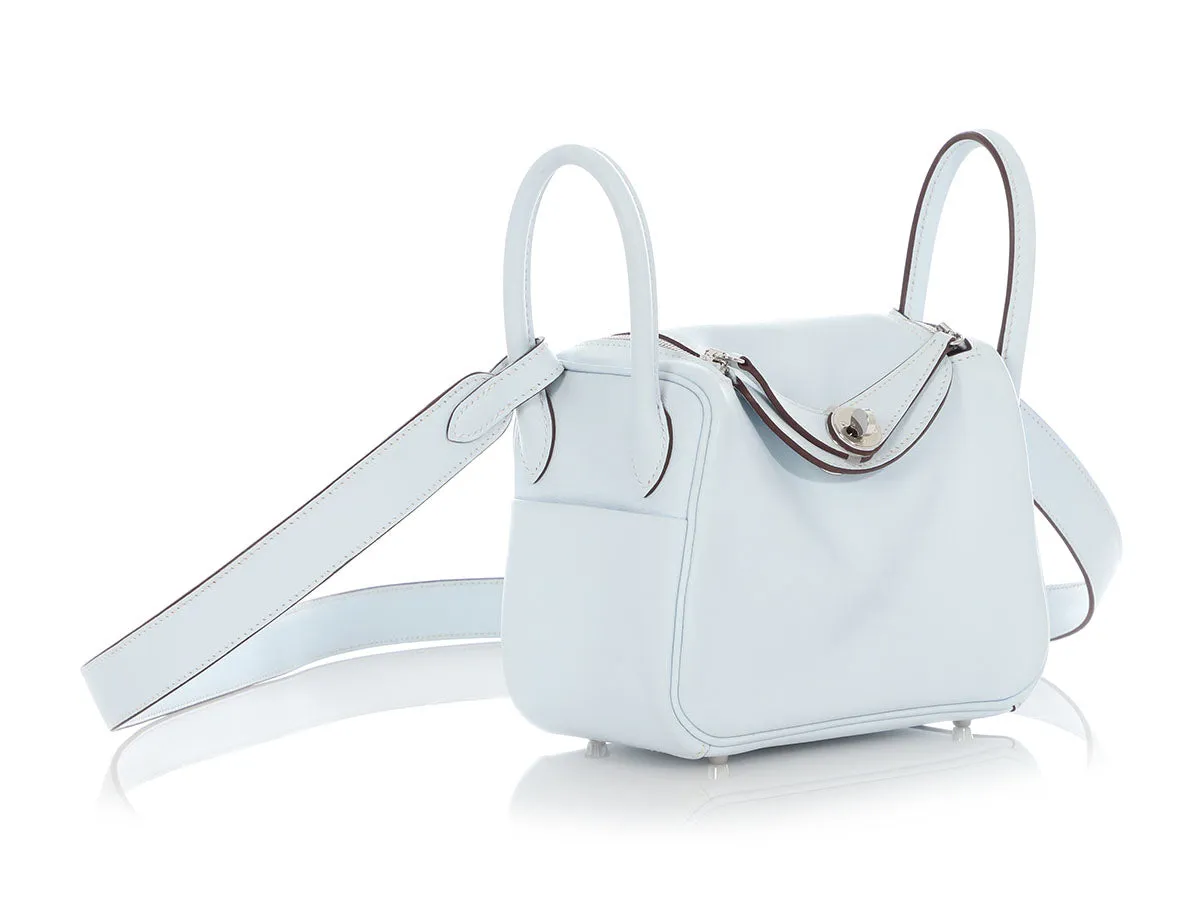 Herms Mini Bleu Brume Swift Lindy 20