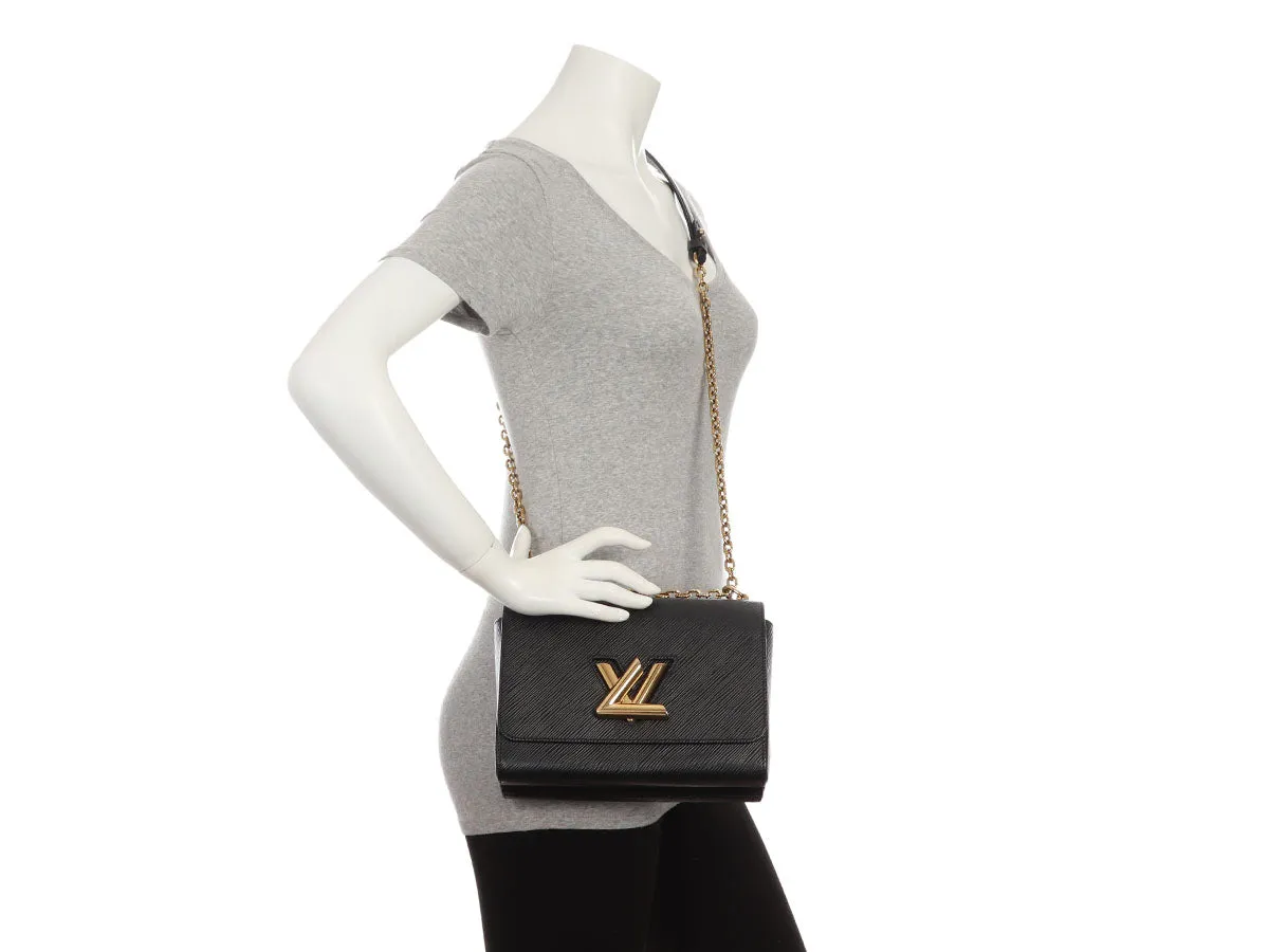 Louis Vuitton Black Epi Twist MM