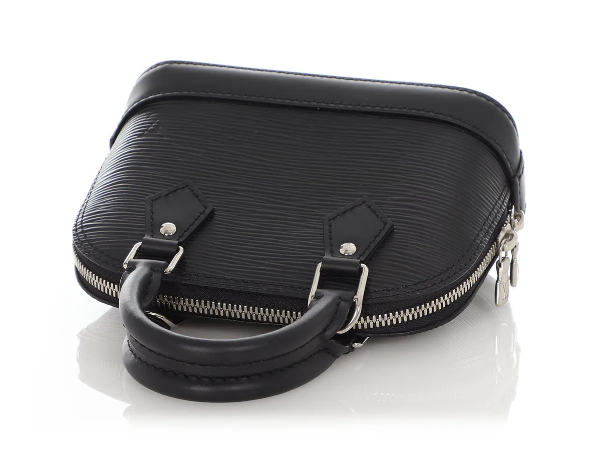 Louis Vuitton Mini Black Epi Alma
