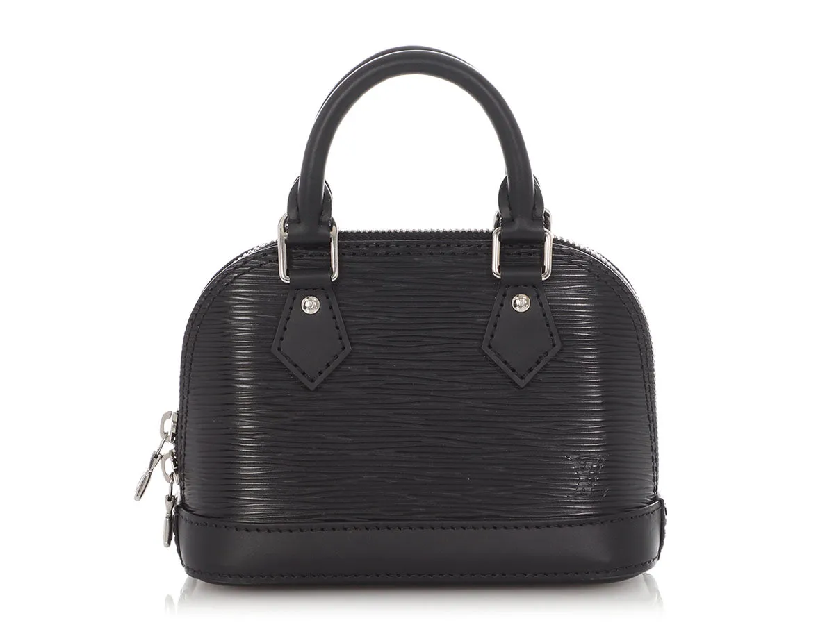 Louis Vuitton Mini Black Epi Alma