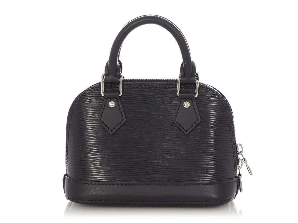 Louis Vuitton Mini Black Epi Alma