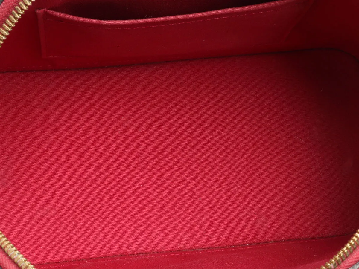 Louis Vuitton Red Vernis Alma BB