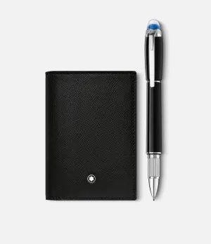 Montblanc-Set with StarWalker fineliner and Montblanc Sartorial business card holder 130450