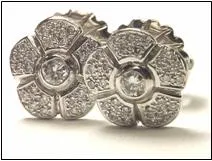 Pav Diamond Daisy Stud