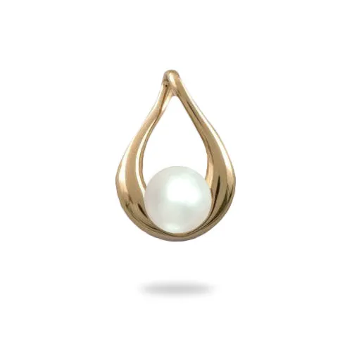 Pick A Pearl Infinity Drop Pendant in Gold