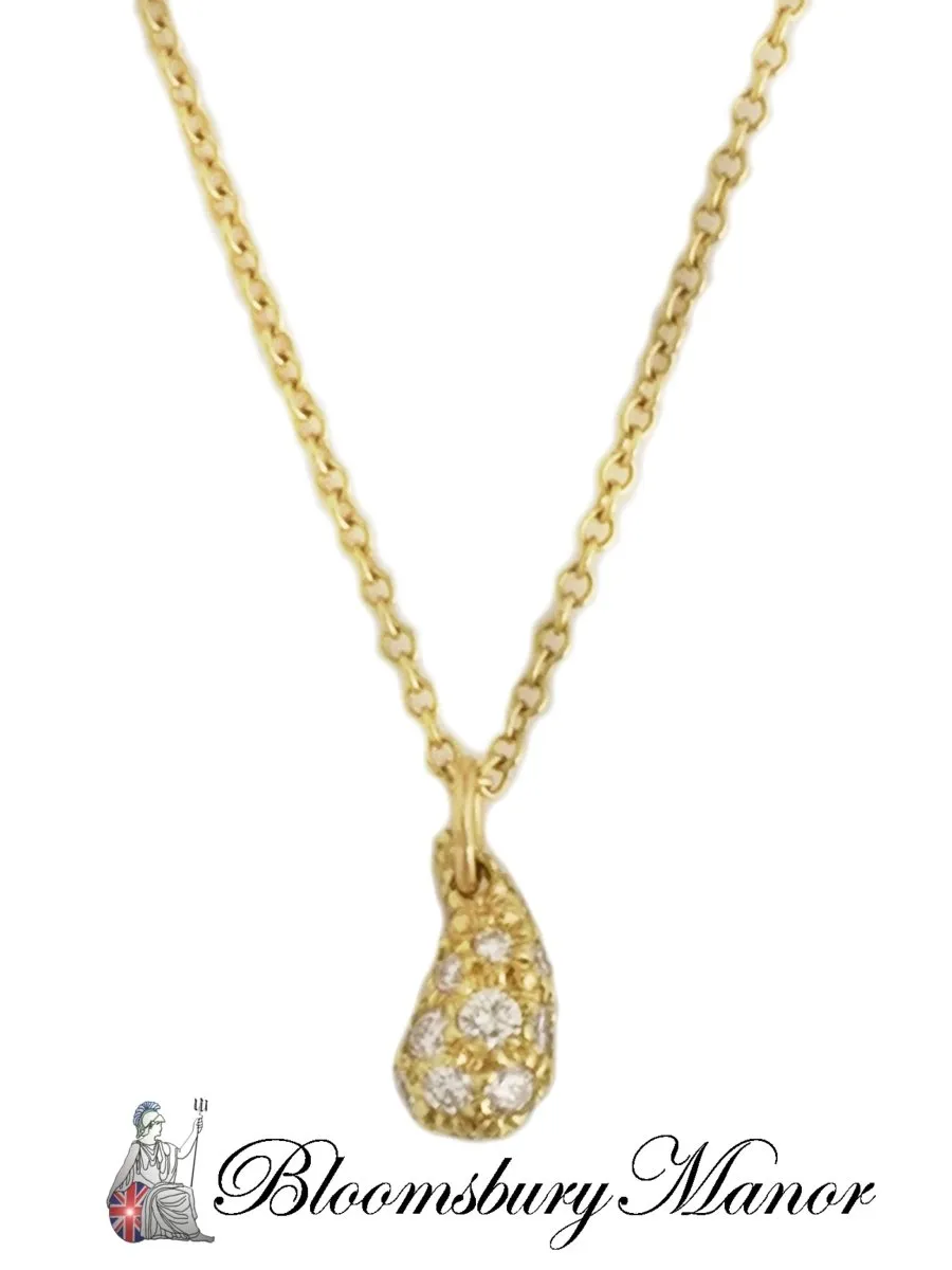 Tiffany & Co. Diamond Elsa Peretti Teardrop Pendant