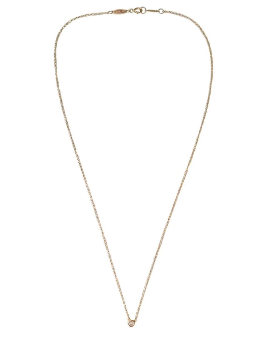 Tiffany & Co. Elsa Peretti 0.07ct Rose Diamonds By The Yard Necklace