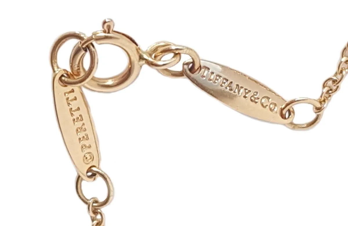 Tiffany & Co. Elsa Peretti 0.07ct Rose Diamonds By The Yard Necklace