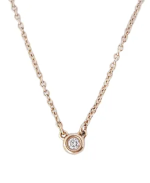Tiffany & Co. Elsa Peretti 0.07ct Rose Diamonds By The Yard Necklace