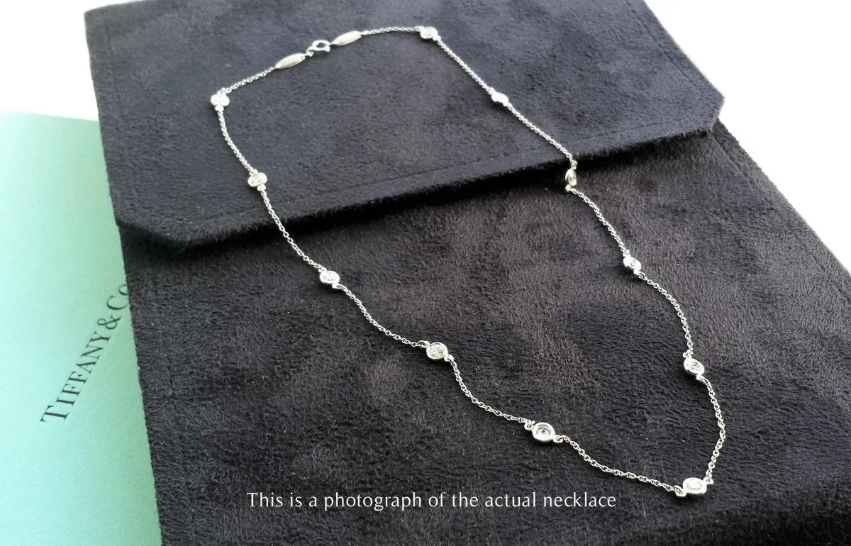 Tiffany & Co. Elsa Peretti 1.56ct Diamonds By The Yard Necklace