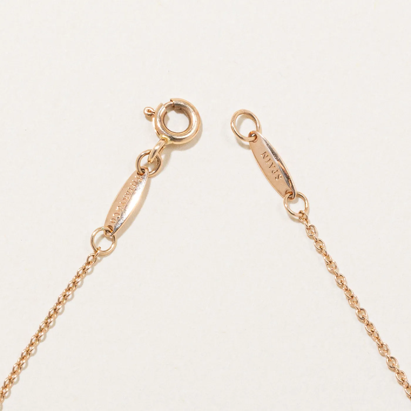 'Tiffany & Co' Elsa Peretti Diamonds By The Yard Bracelet | 0.07ct | 7" |