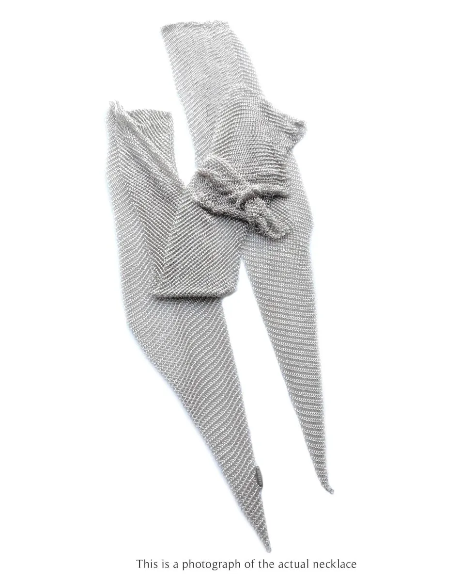 Tiffany & Co. Elsa Peretti Mesh Scarf Necklace in Silver, Small
