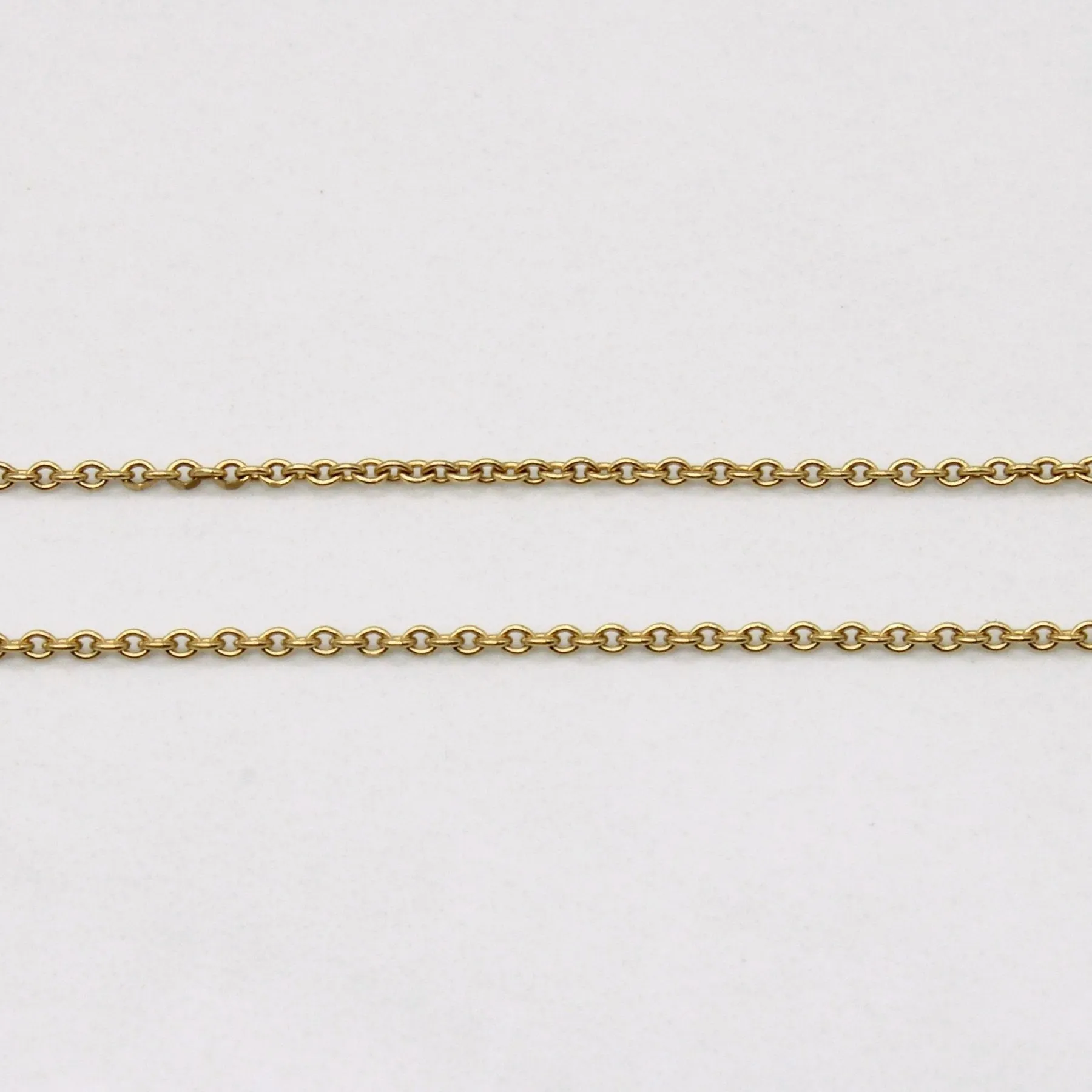 'Tiffany & Co' Elsa Peretti Vintage 1979 18k Yellow Gold Apple Necklace | 16" |