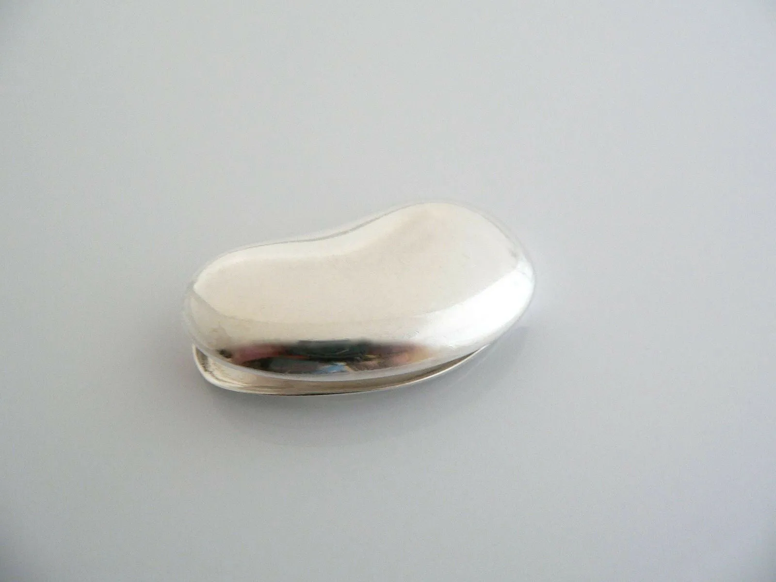 Tiffany & Co Silver Peretti Bean Money Clip Holder Engravable Gift Love