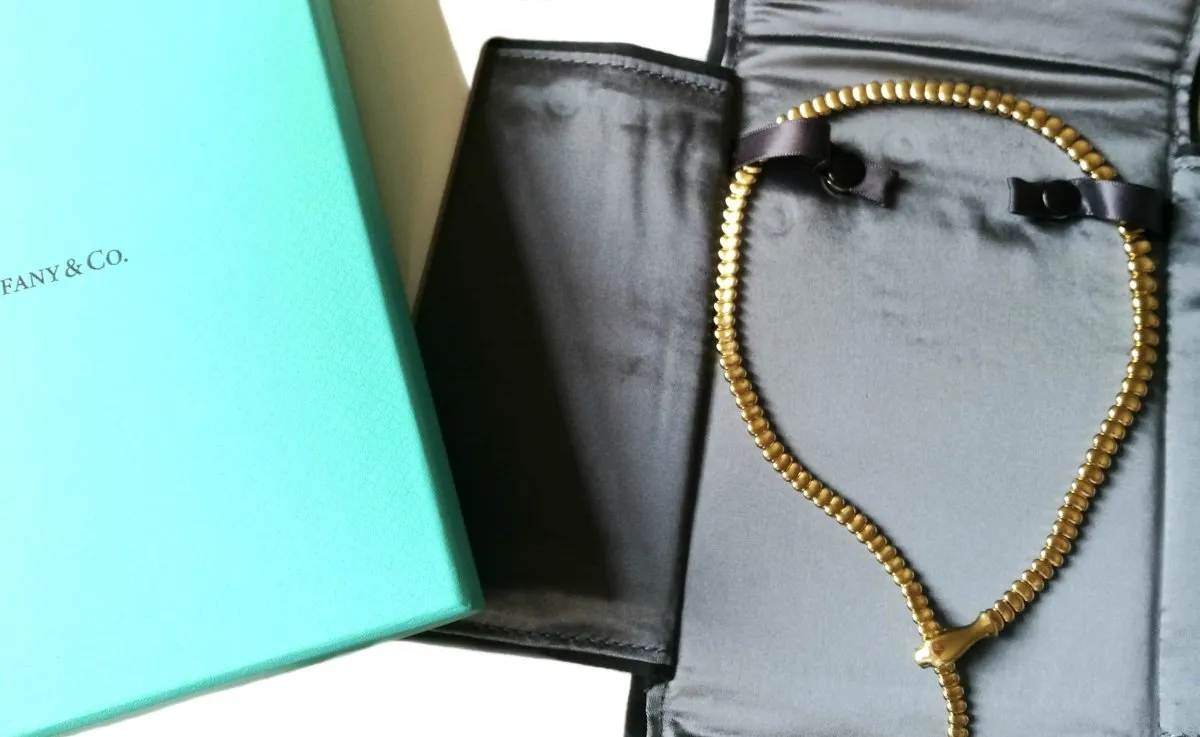 Tiffany & Co. Snake / Serpent Necklace in 18k Yellow Gold, 20 inch