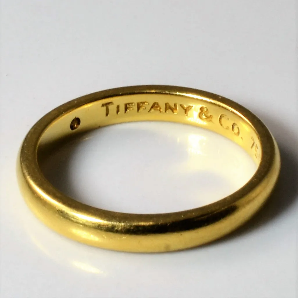 'Tiffany & Co.' Vintage Elsa Peretti Diamond Band Ring | 0.02ct | SZ 4.5 |