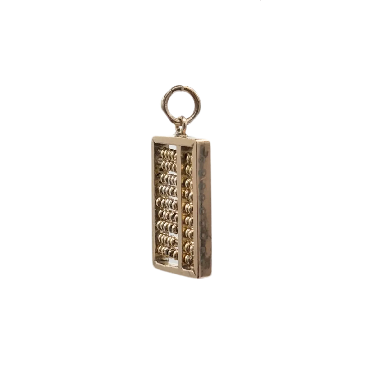 Vintage 14K Rose Gold Abacus Charm